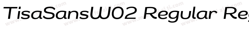 TisaSansW02 Regular Regular字体转换